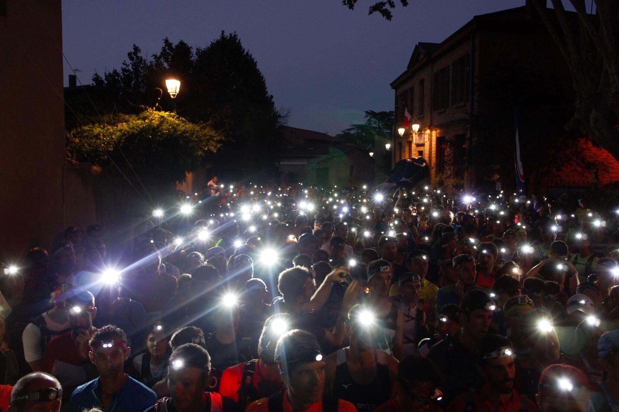 Photo du départ de la nuit des cabornes